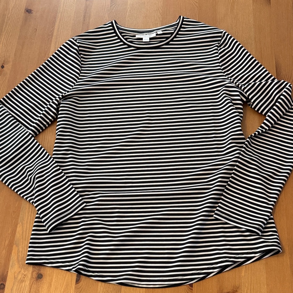 Chico’s Striped Long Sleeve Women's Top Size 0/S